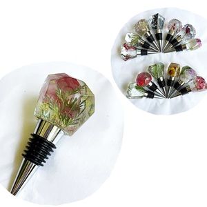 🌺Handmade | Resin Floral Wine Stopper | Unique